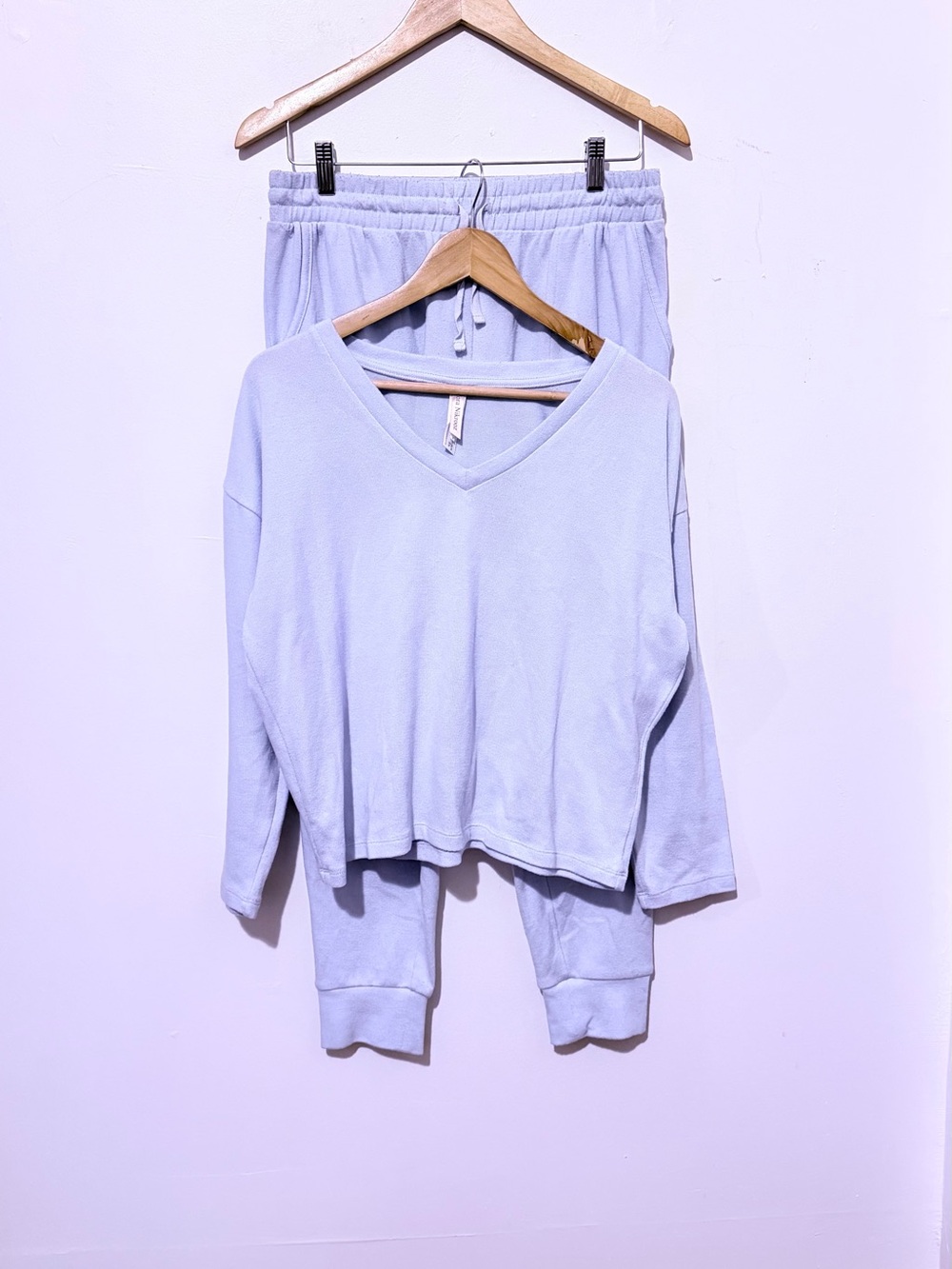 Flora Nikrooz Light Blue V-Neck Lounge Set